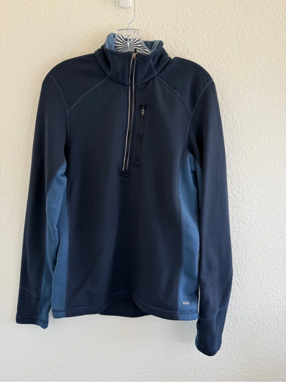 REI Dark Navy Half-Zip Pullover
